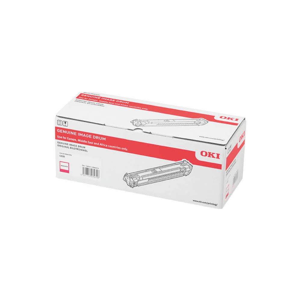 OKI Bildtrommel-Verpackung mit Aufdruck 'Genuine Image Drum'.