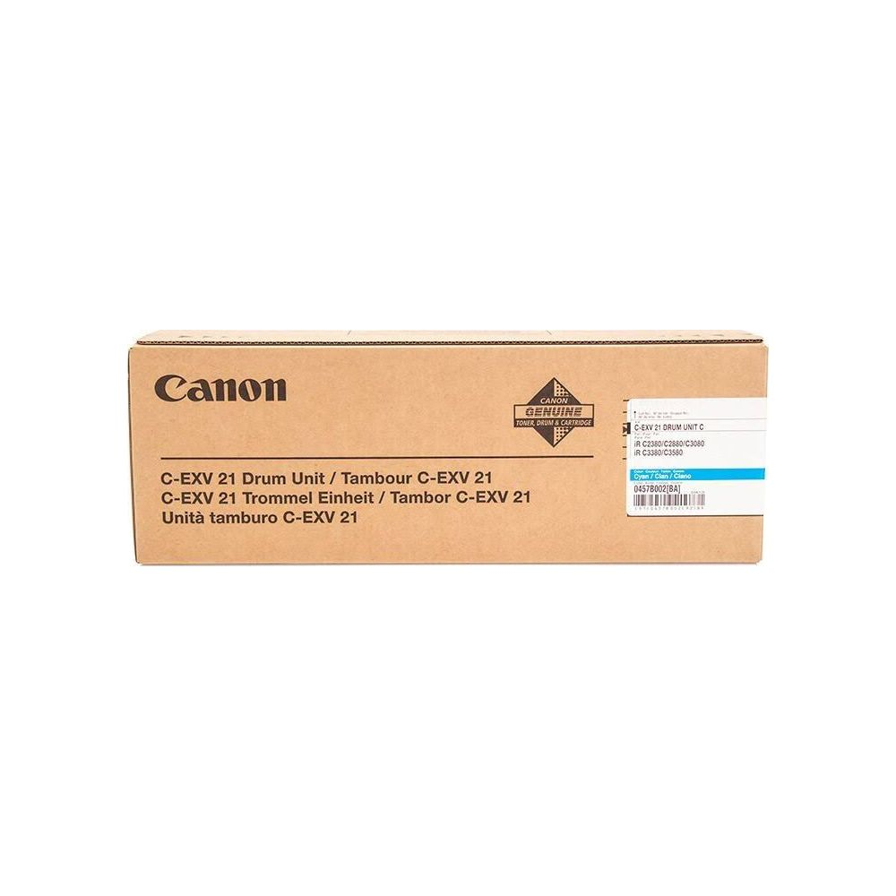 Canon C-EXV 21 Drum Unit box with Cyan label.