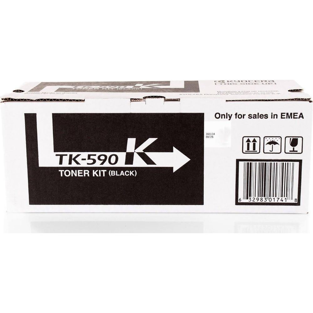 Une boîte de toner noir Kyocera TK-590.