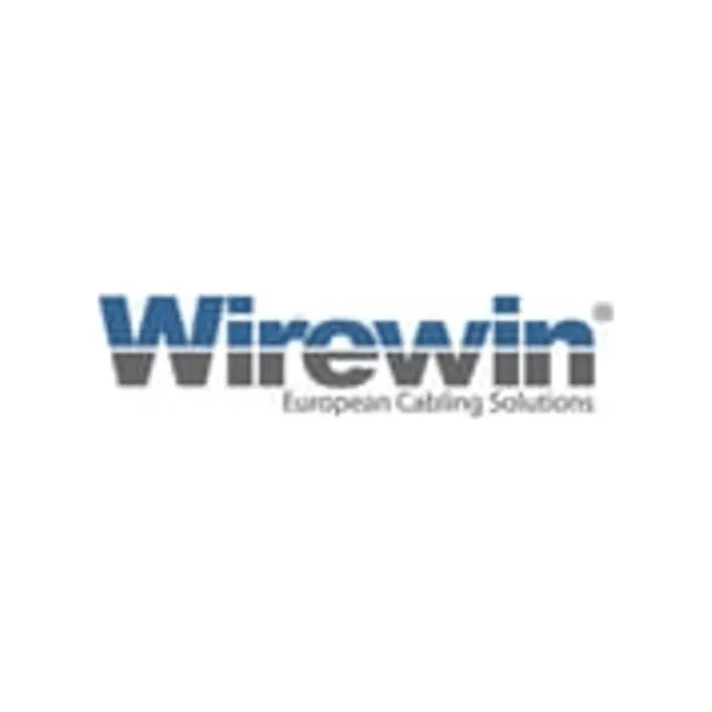 Le logo affiche le texte "Wirewin" en bleu et gris et "European Cabling Solutions".
