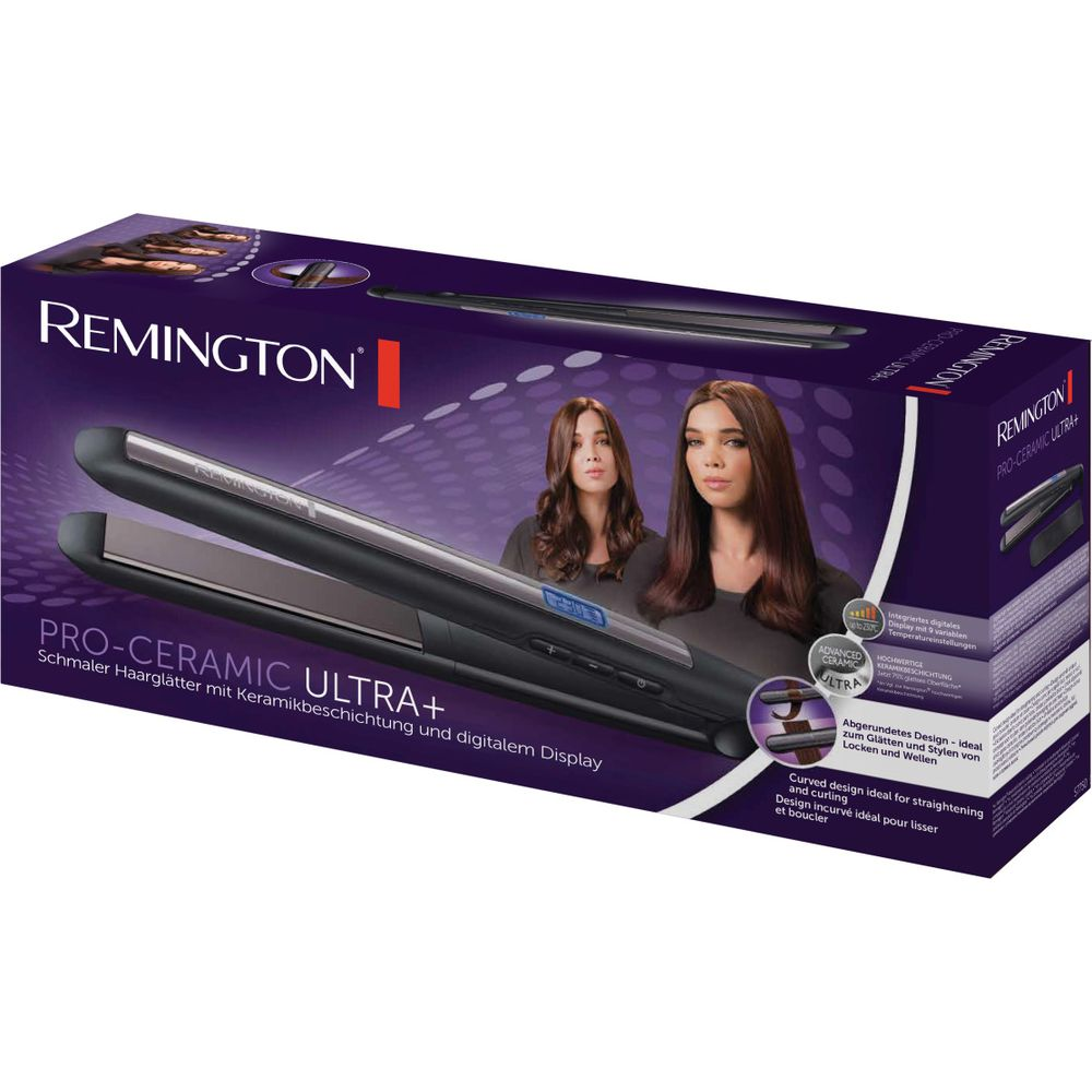 Lisseur Remington avec revêtement céramique et écran numérique.