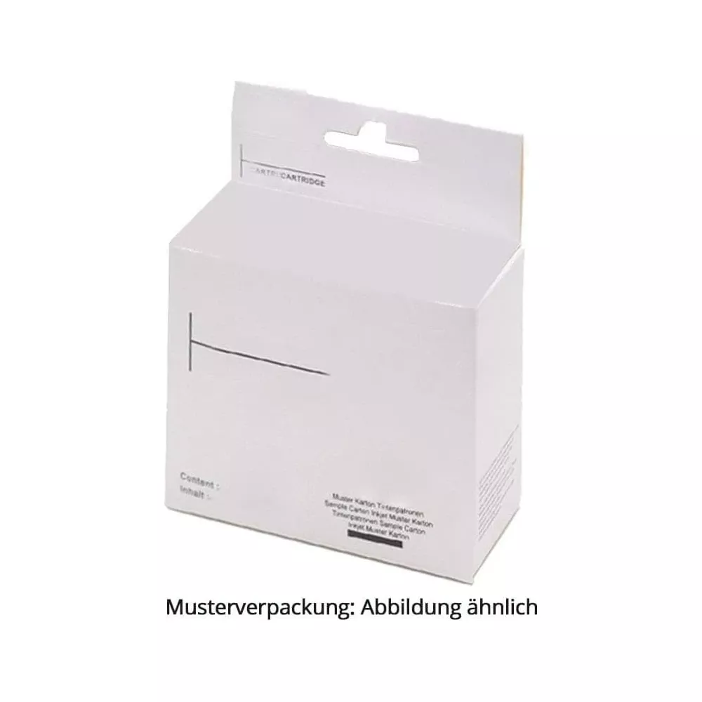 Białe opakowanie wzorcowe na wkłady atramentowe z zawieszką. Tekst w języku niemieckim i angielskim.