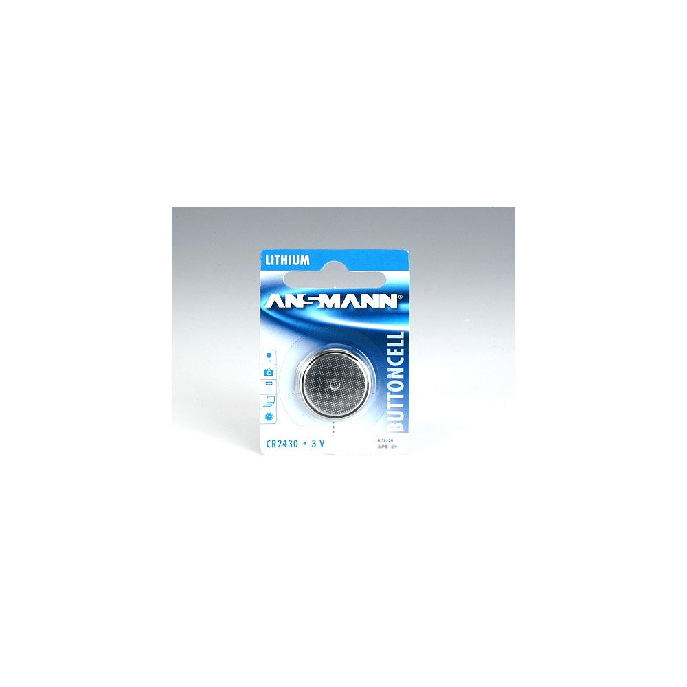 Bateria litowa Ansmann CR2430 w opakowaniu niebiesko-białym.