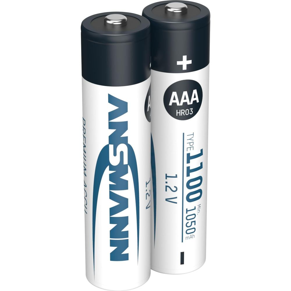 Dwie baterie AAA Ansmann, 1,2V, 1100mAh.