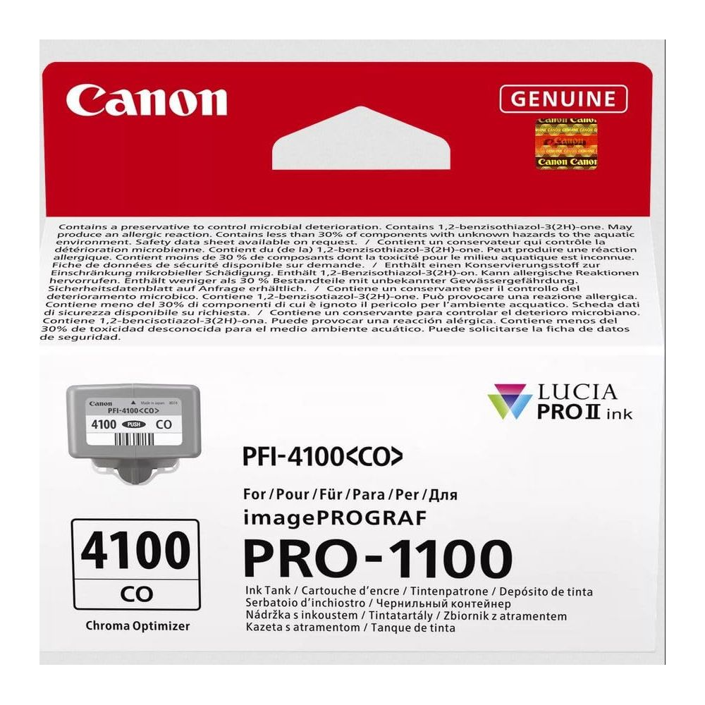 Tusz Canon PFI-4100 Chroma Optimizer z tuszem LUCIA PRO II.