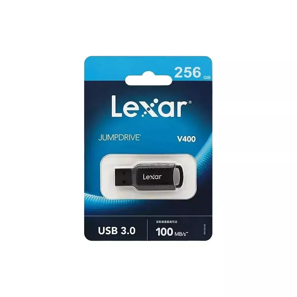Lexar Jumpdrive V400 256 GB USB 3.0 z prędkością odczytu 100 MB/s.