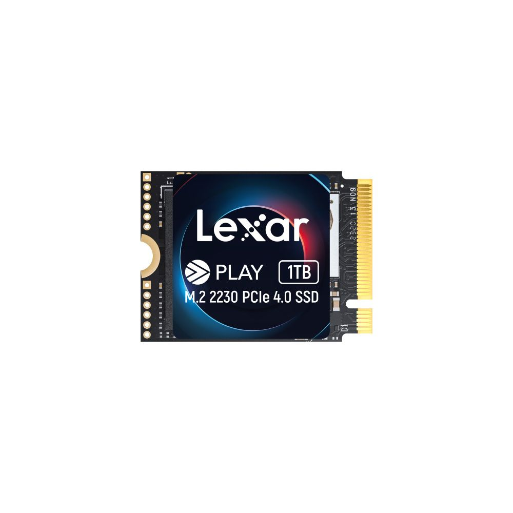 Dysk SSD Lexar PLAY 1TB M.2 2230 PCIe 4.0 na białym tle.