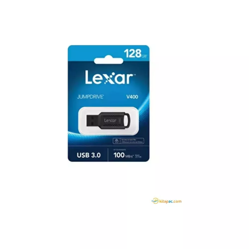Pendrive Lexar Jumpdrive V400 128GB USB 3.0 w opakowaniu.