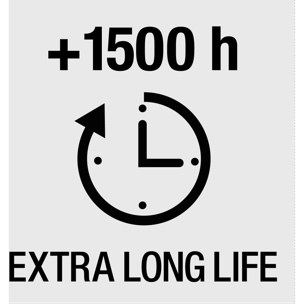 Icône longue durée : +1500 heures.