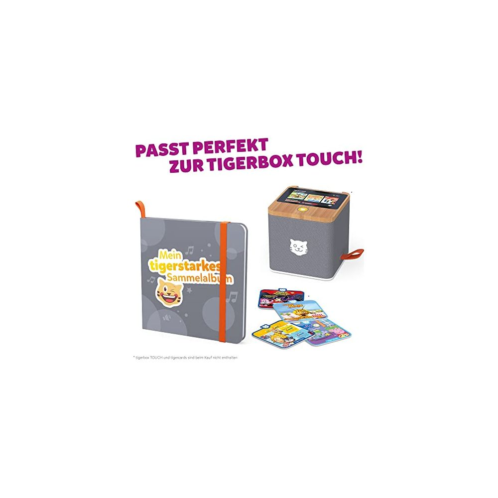 Tigerbox Touch, Sammelalbum und bunte Tigercards.