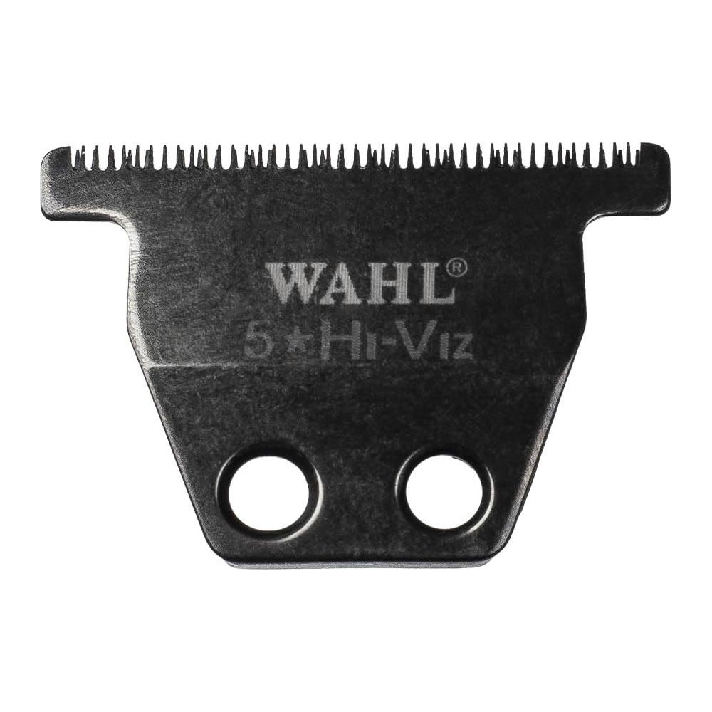 Wahl Klingen mit gezackten Schneiden und zwei runden Befestigungslöchern.