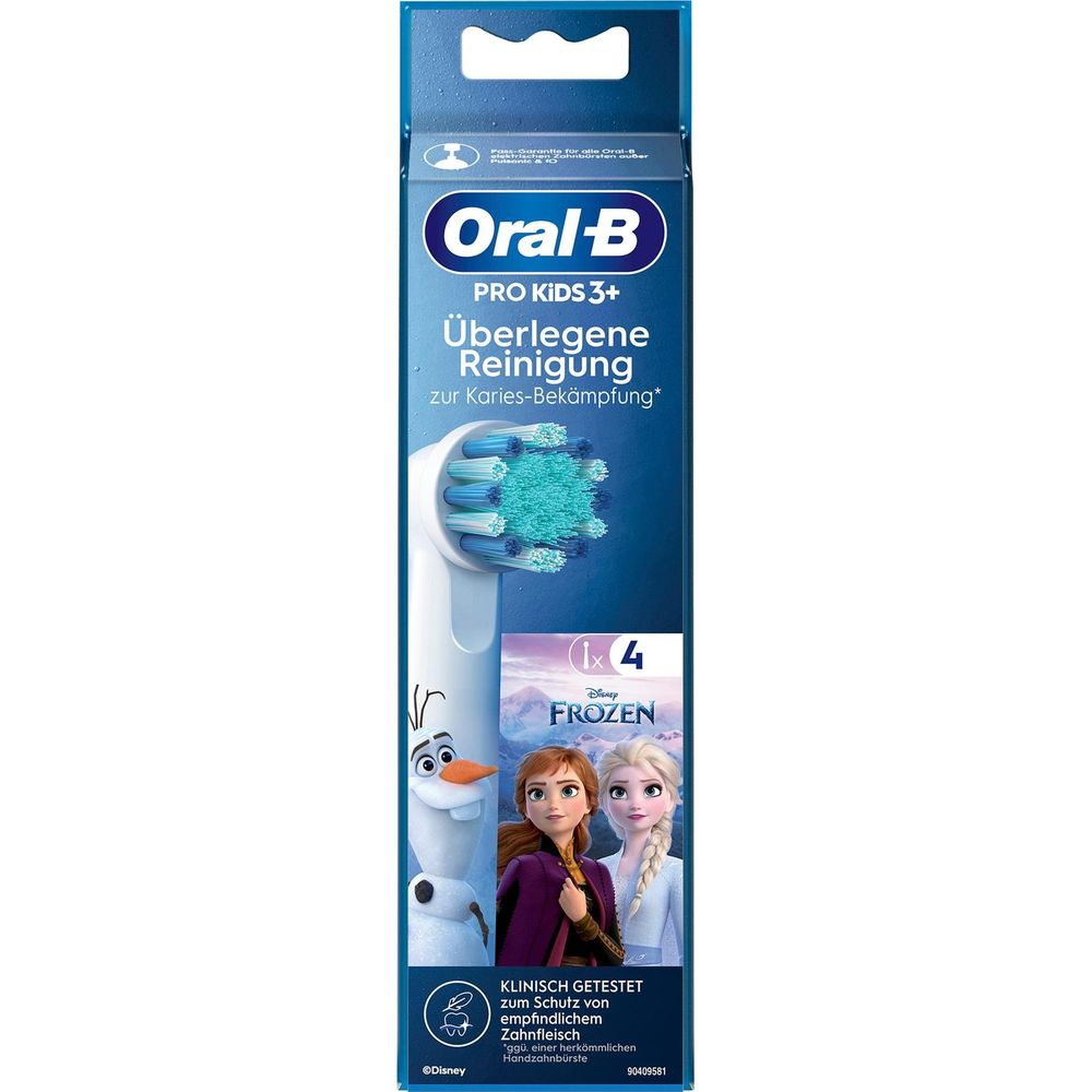 Oral-B Pro Kids 3+ Aufsteckbürsten mit Disney Frozen-Motiv.
