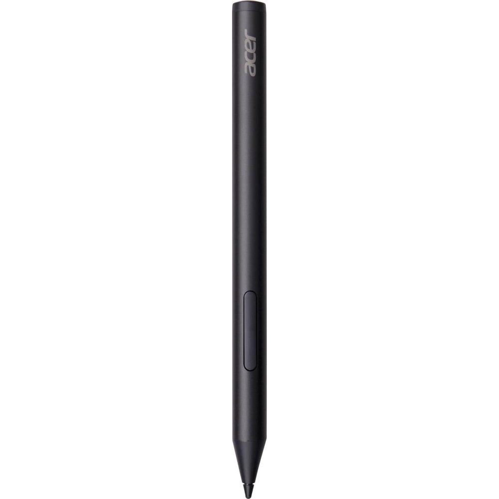 A black Acer stylus with a button, set against a white background.