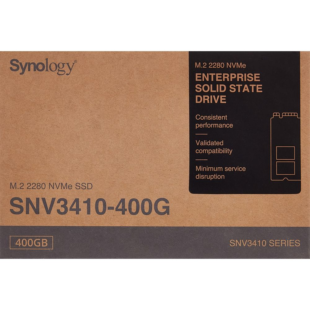 Synology SNV3410-400G M.2 2280 NVMe Enterprise SSD.