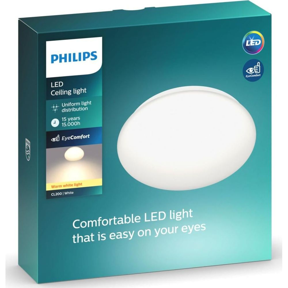 Philips LED ceiling light box with EyeComfort technology.