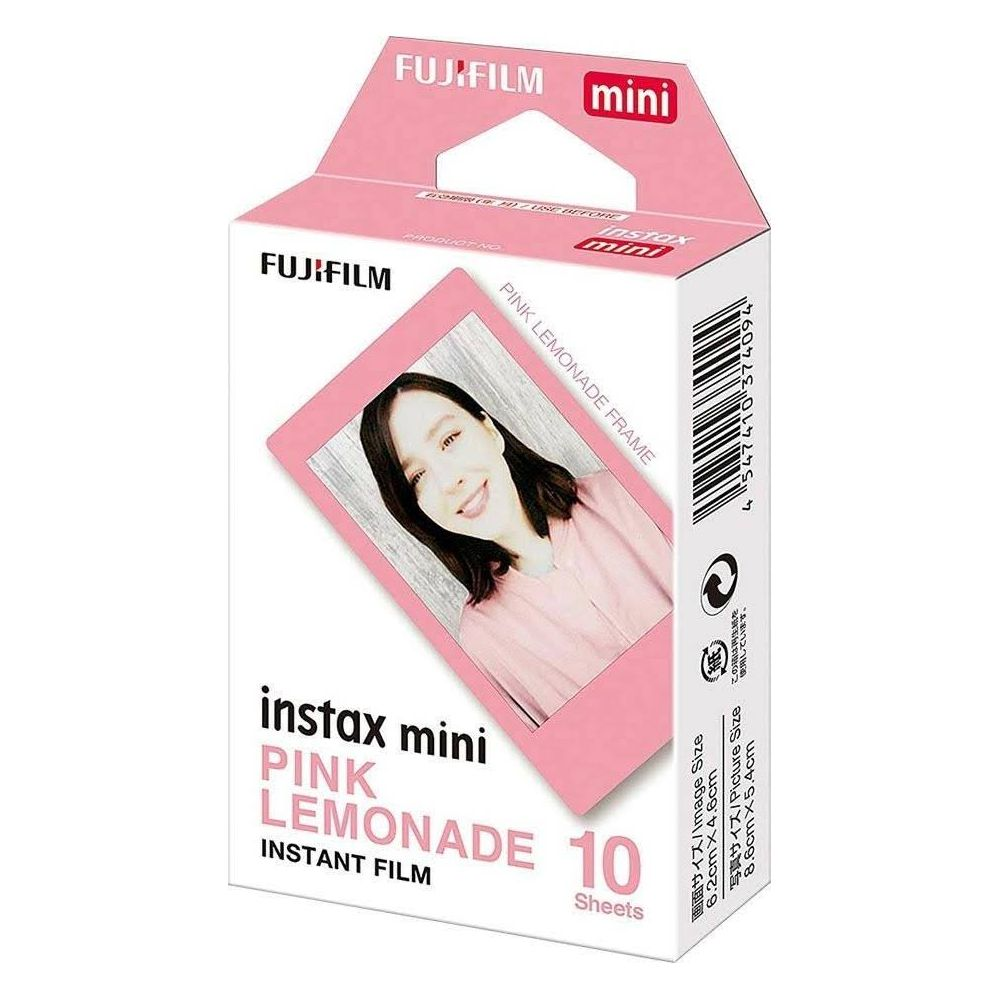 Confezione Fujifilm Instax Mini Pink Lemonade Pellicola Istantanea 10 fogli.