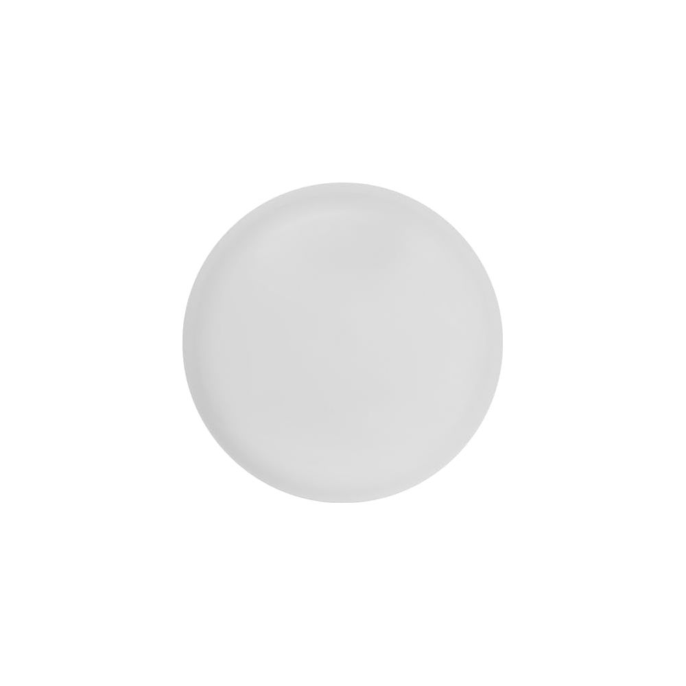 Una sfera bianca su sfondo bianco, con ombreggiatura.
