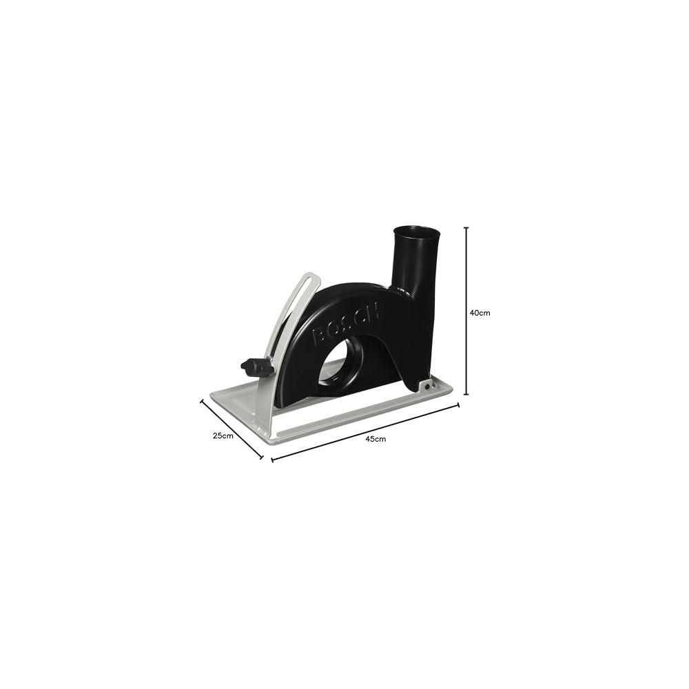 Garde Bosch noir, 40cm haut, 45cm long, 25cm large.