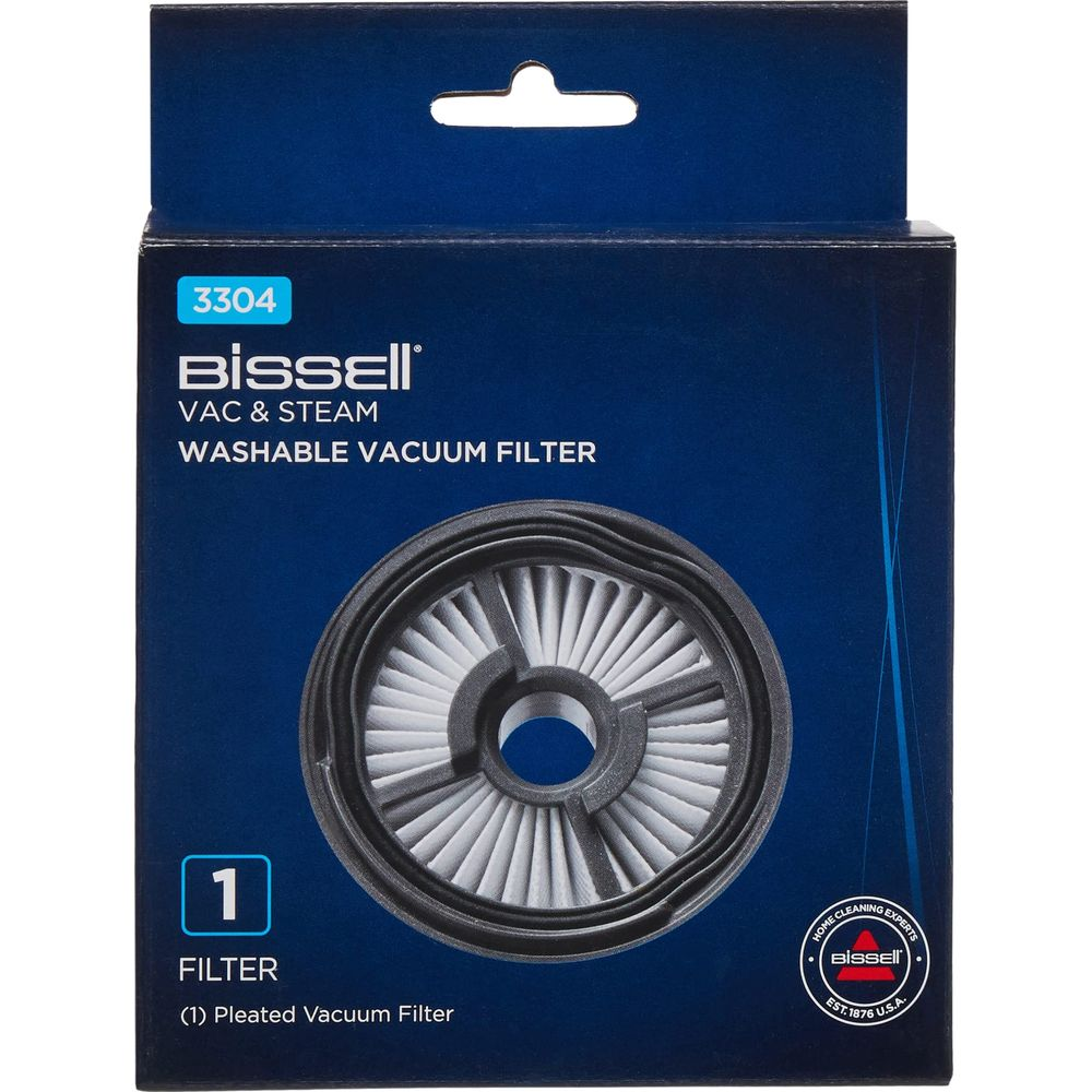 Bissell Vac & Steam waschbarer Vakuumfilter, Faltdesign.