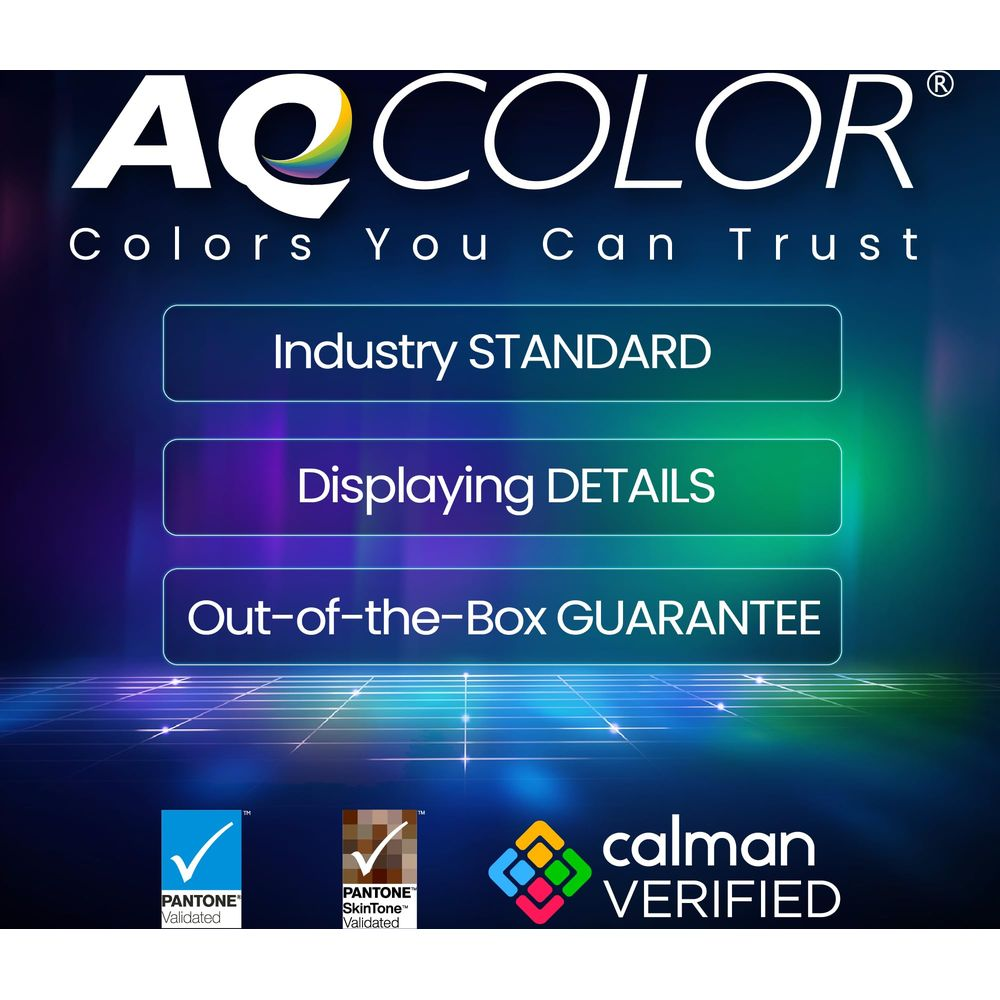 ACCOLOR: Standard branżowy, wyświetlanie detali, gwarancja po wyjęciu z pudełka.