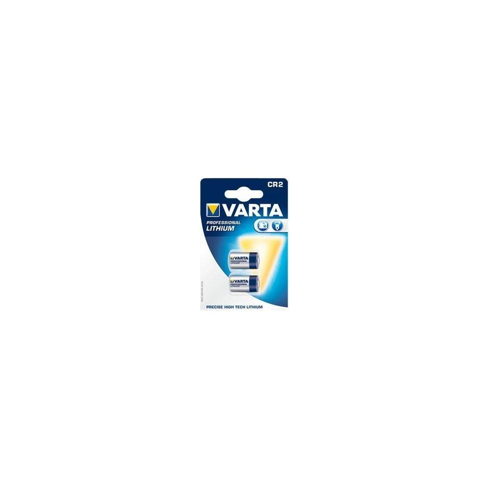 Varta CR2 Lithium batteries in blister pack.