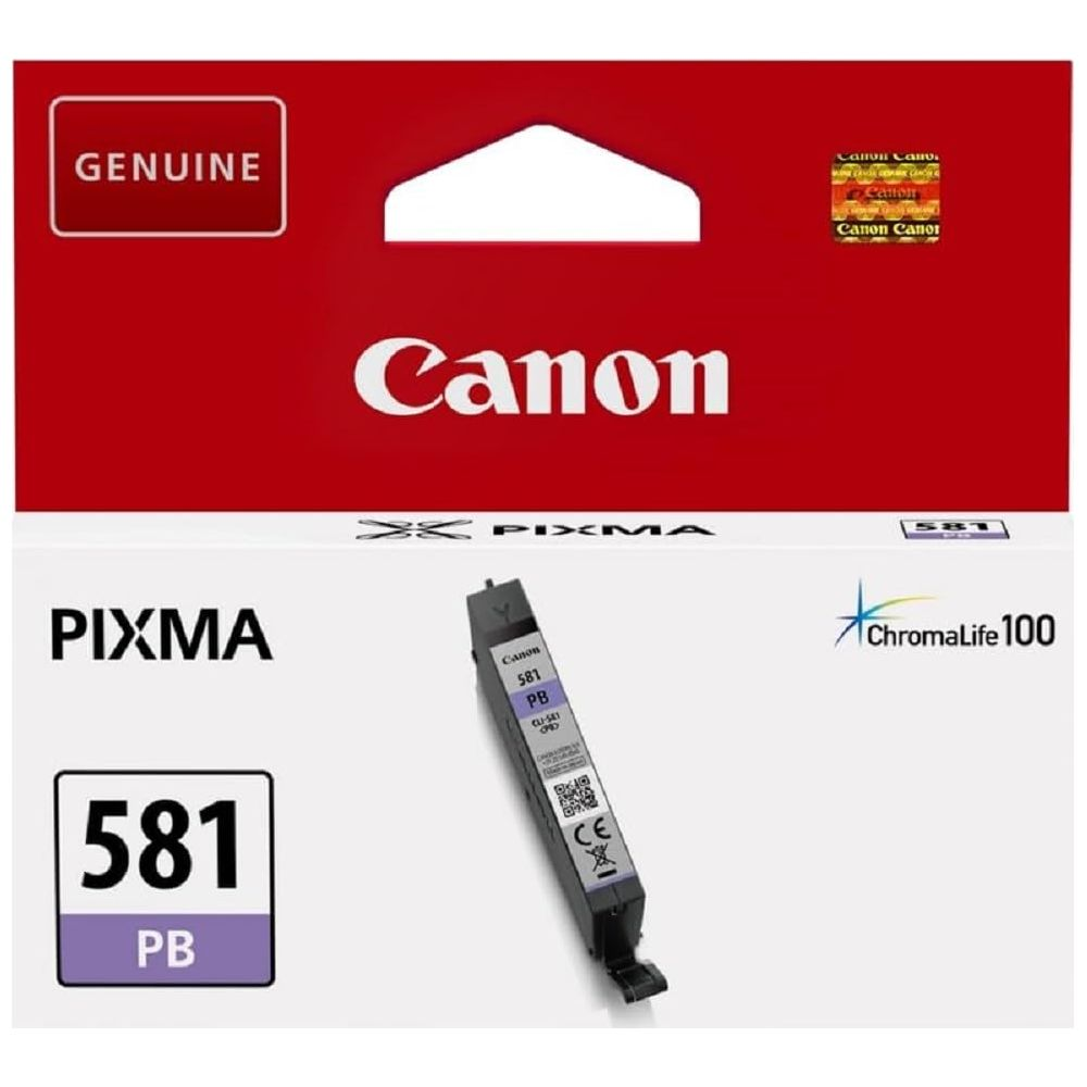 Tusz Canon Pixma 581 PB z technologią ChromaLife 100.