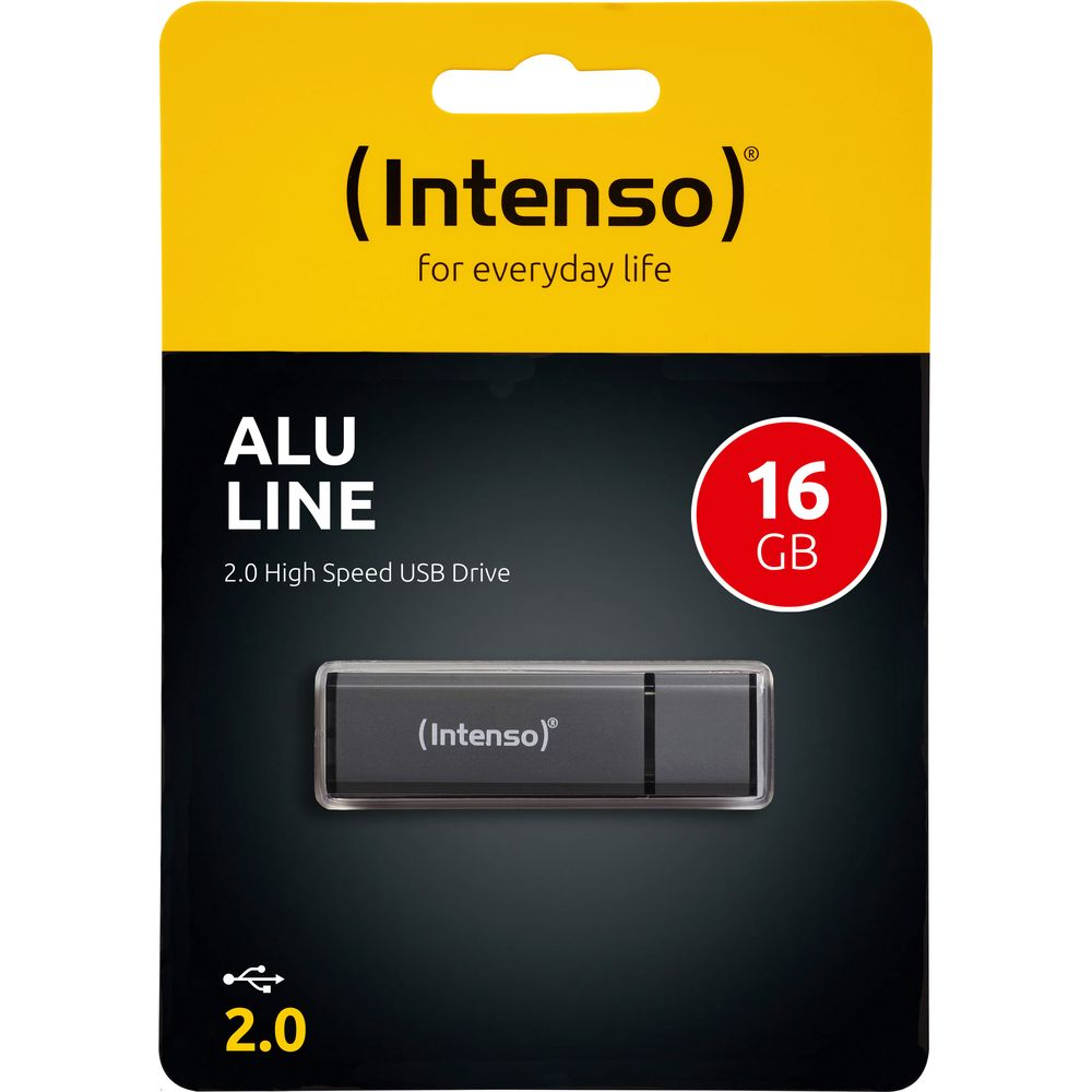 Pendrive Intenso ALU LINE 16 GB USB 2.0 w opakowaniu.