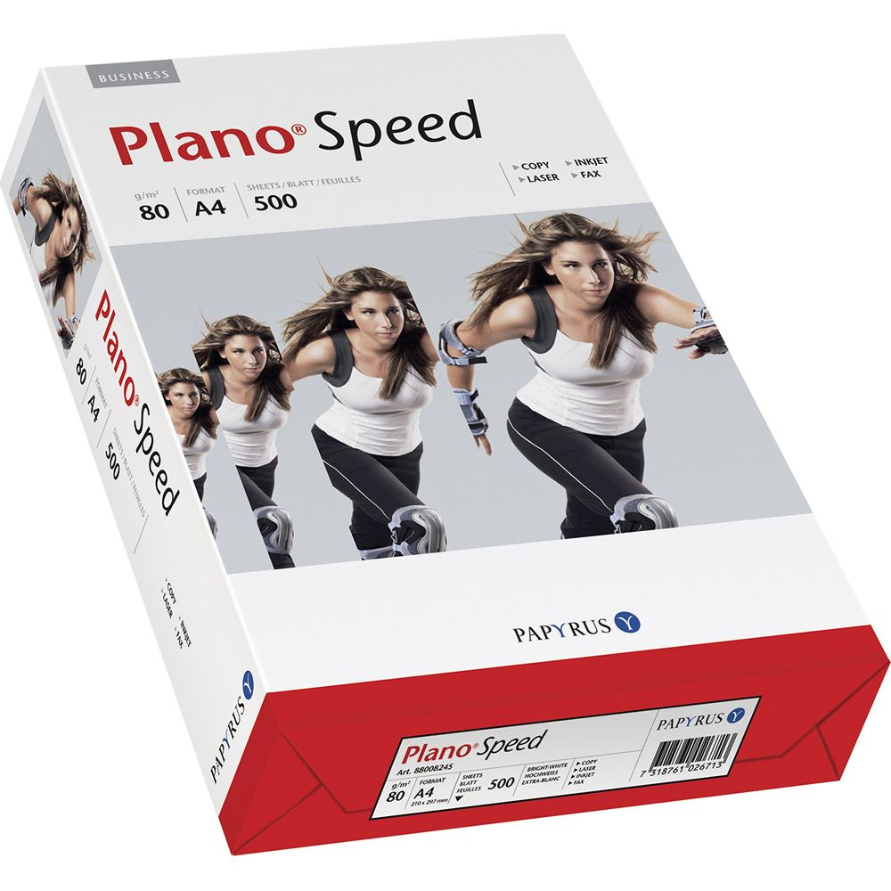Packung Plano Speed Papier mit Frauen auf Rollschuhen, A4, 500 Blatt.