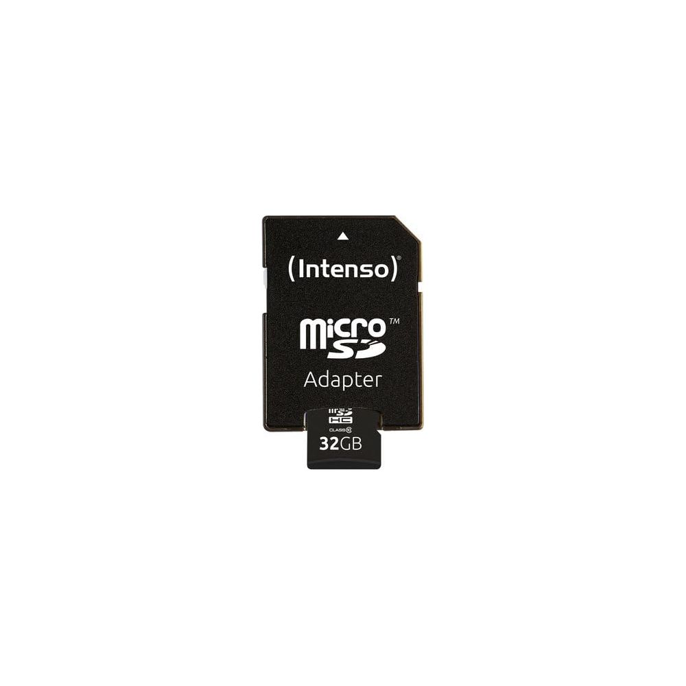 Intenso Micro SD Adapter mit 32GB Speicherkarte.