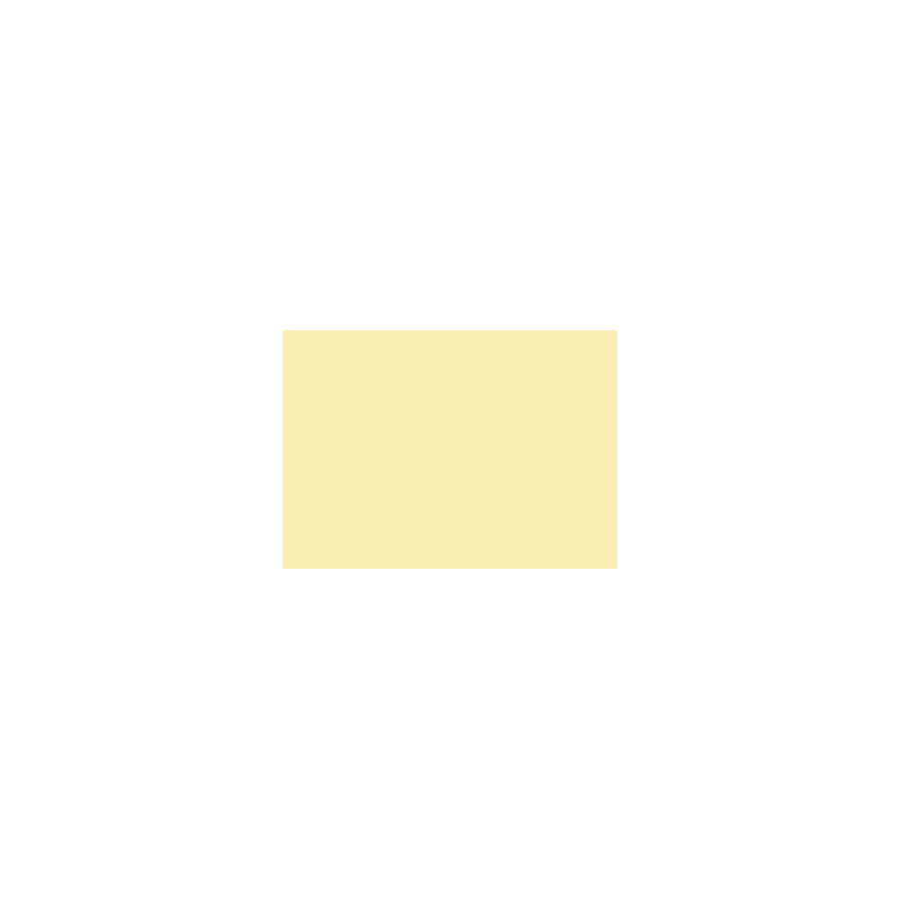Un rectángulo amarillo claro sobre fondo blanco.