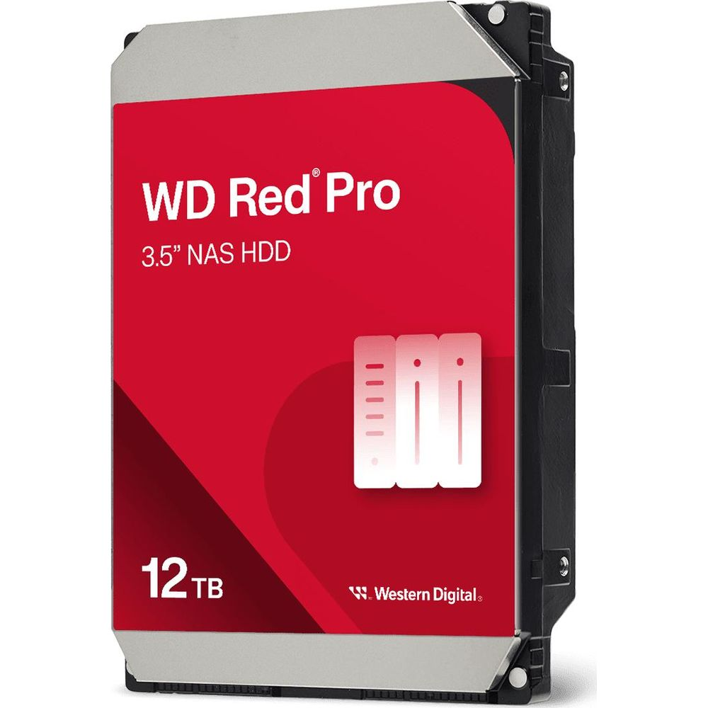 WD Red Pro 12TB 3,5" NAS HDD con logo Western Digital.