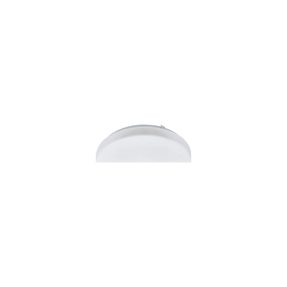 Un objet blanc, semi-circulaire avec un bord gris.