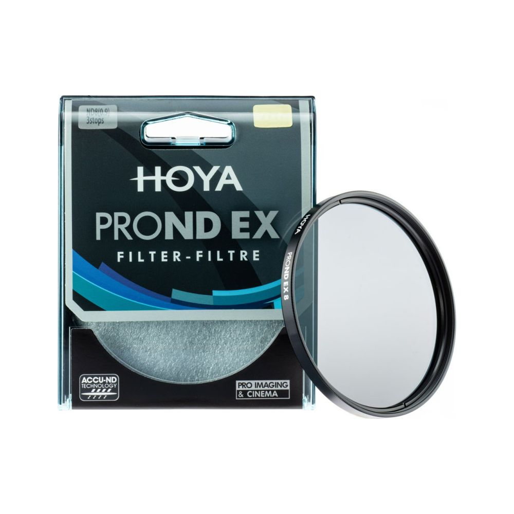 HOYA PROND EX ND-Filter mit 3 Stopps und Accu-ND Technologie.