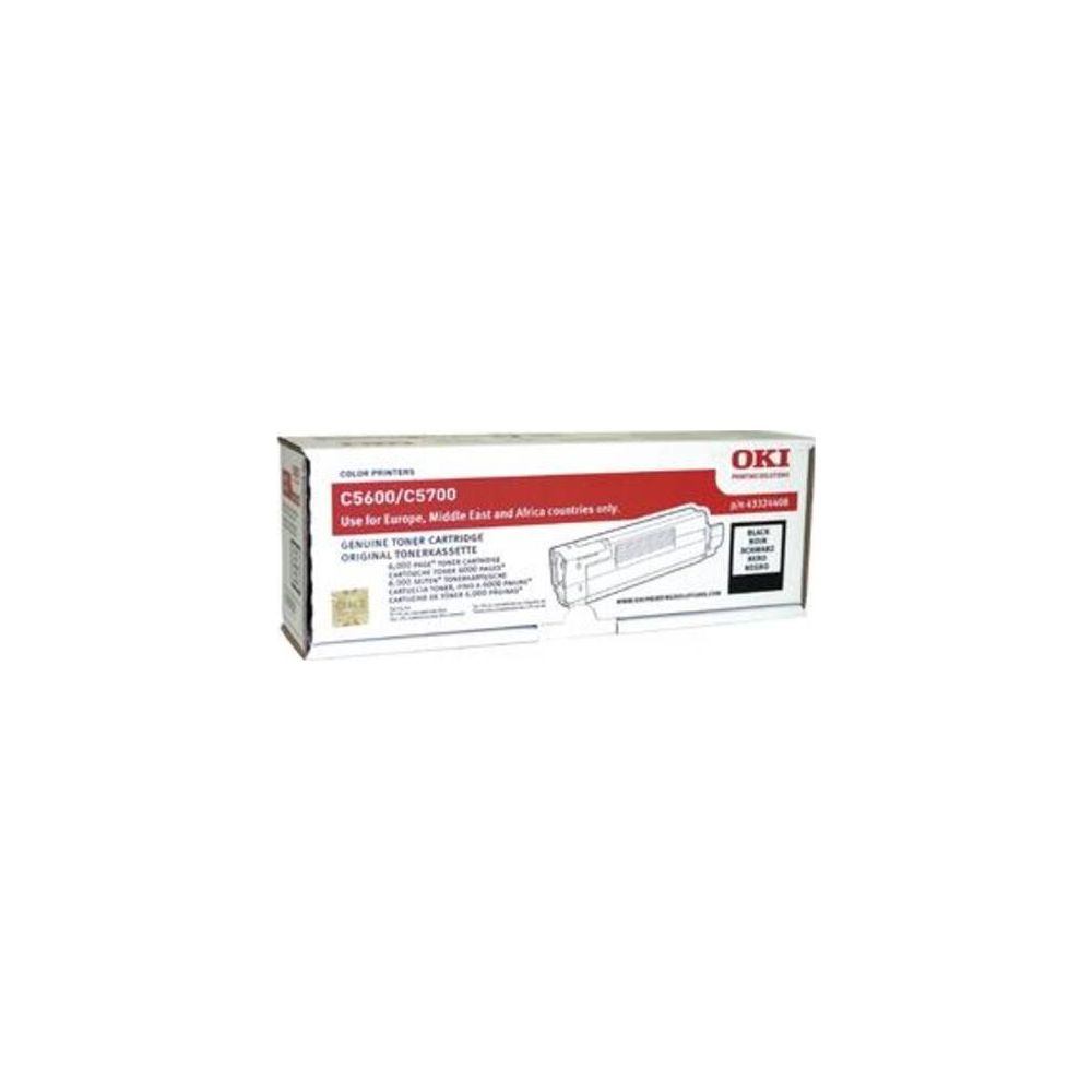 Toner OKI C5600/C5700 per Europa, Medio Oriente, Africa. Toner nero.