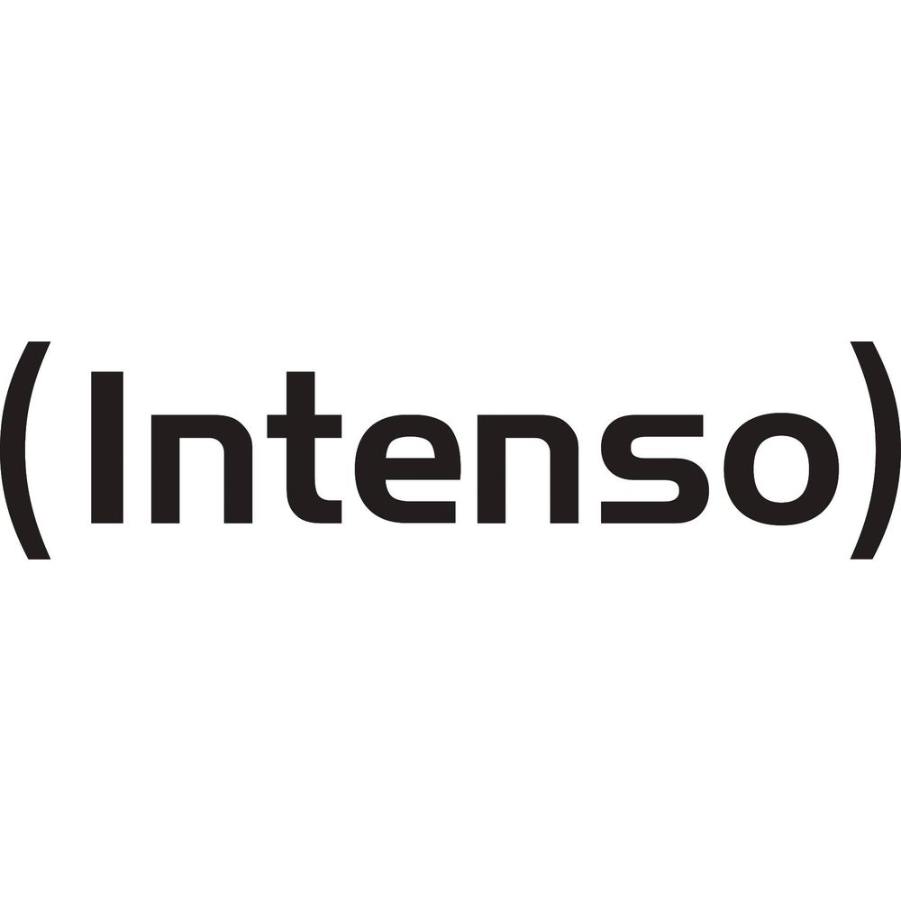 Das Logo zeigt den Schriftzug "(Intenso)" in Großbuchstaben.