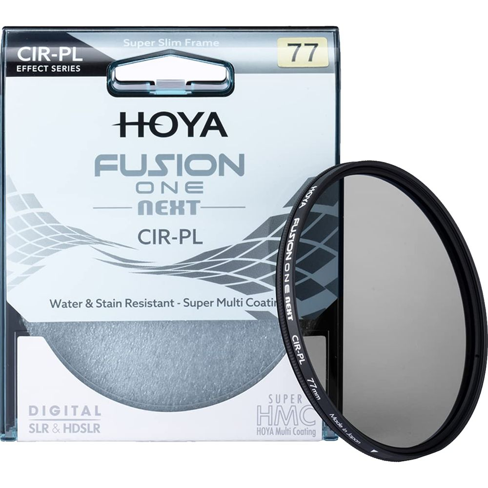 Hoya Fusion One Next CIR-PL 77mm Zirkularpolfilter mit Verpackung.