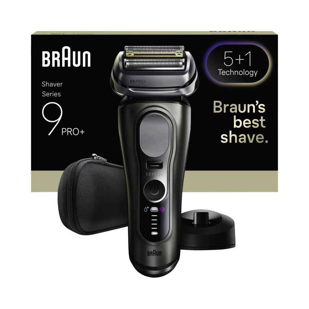 Golarka Braun Series 9 PRO+ z etui podróżnym i ładowarką.