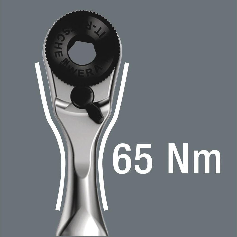 Llave de carraca con especificación de 65 Nm