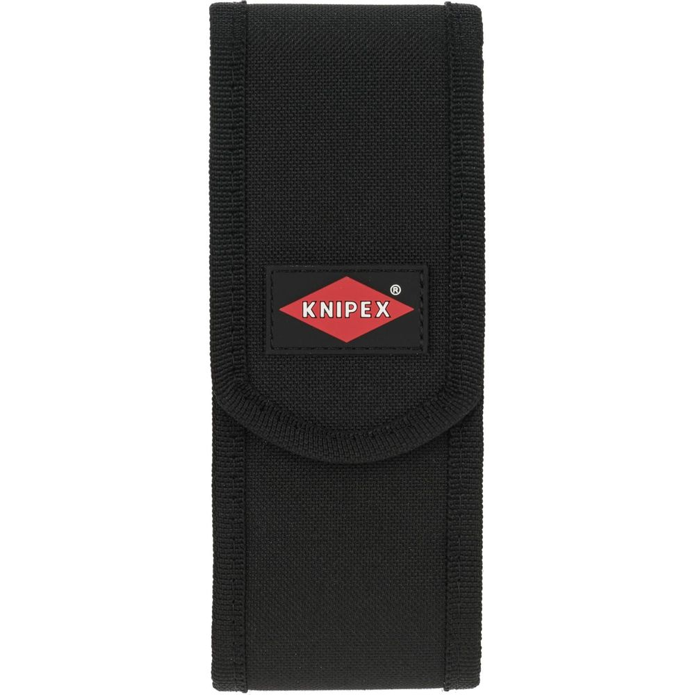 Custodia in tessuto nero con logo Knipex rosso.