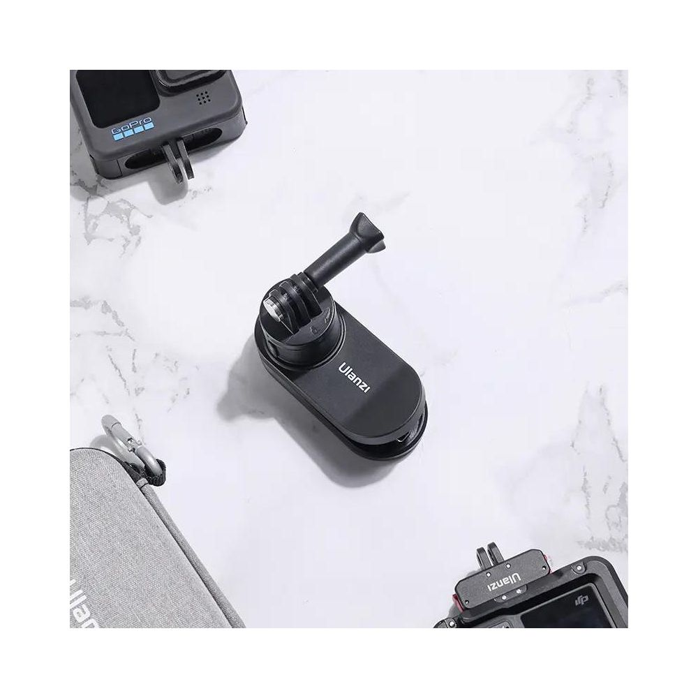 Akcesorium i etui do kamery GoPro na marmurze.