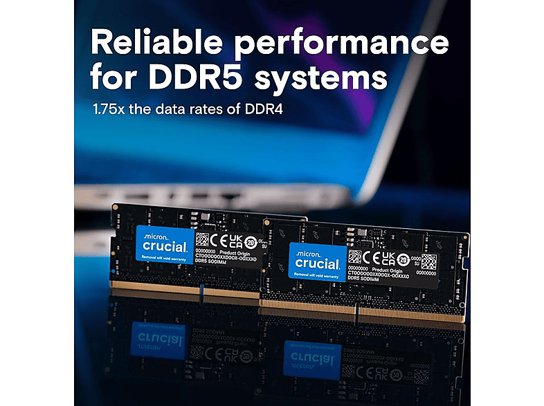 CRUCIAL CT32G48C40S5 32GB DDR5-4800 CL40 (16GBIT) PC