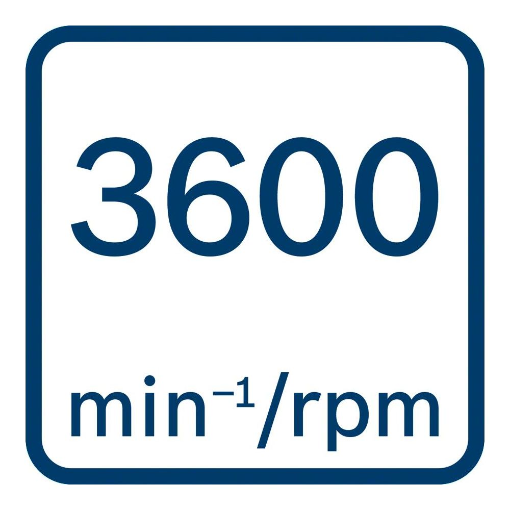3600 giri/min