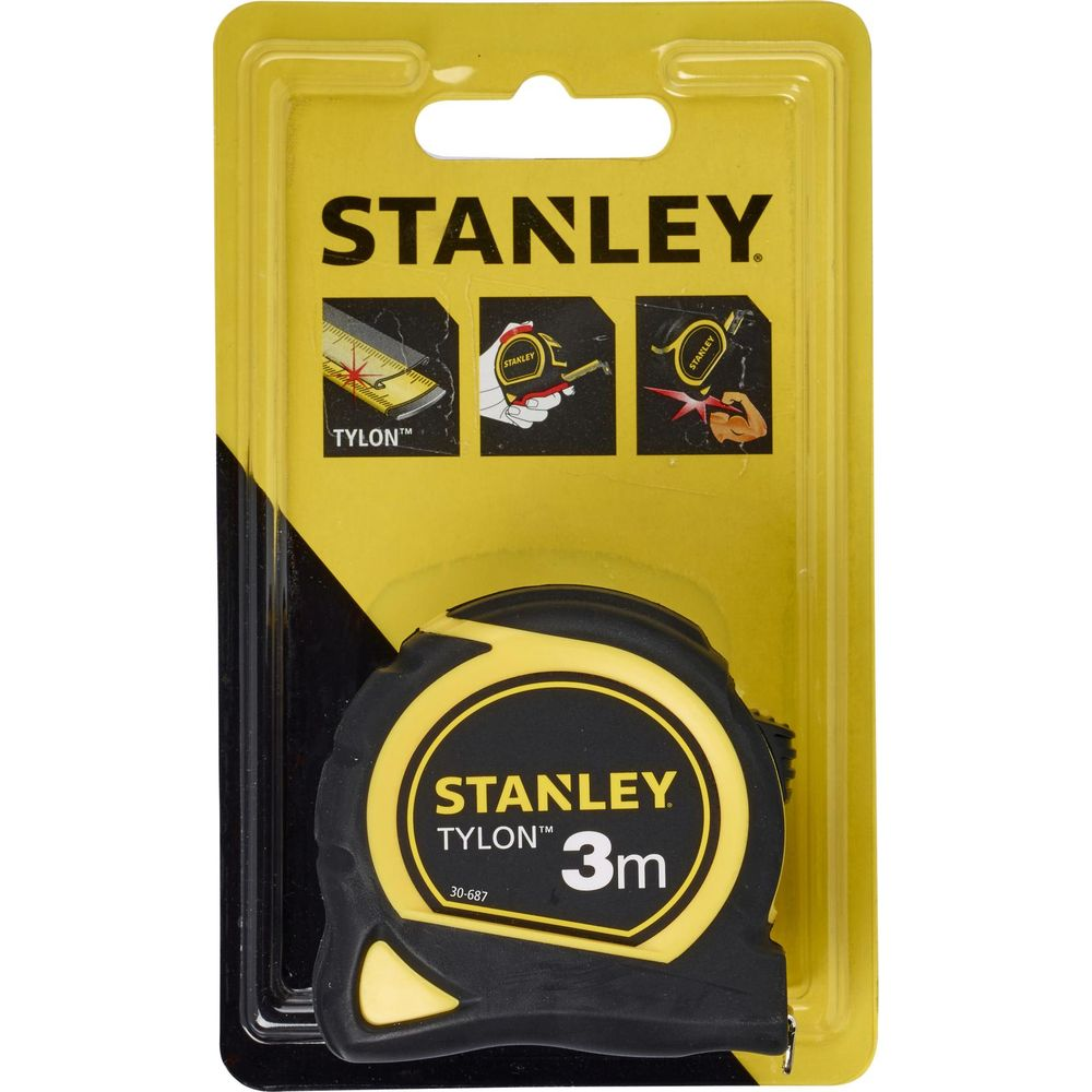 Metro Stanley Tylon 3m in confezione gialla e nera.