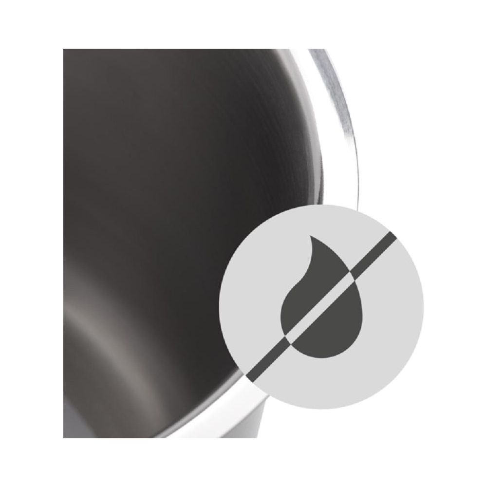 Symbol "niepalny" na ciemnym tle.