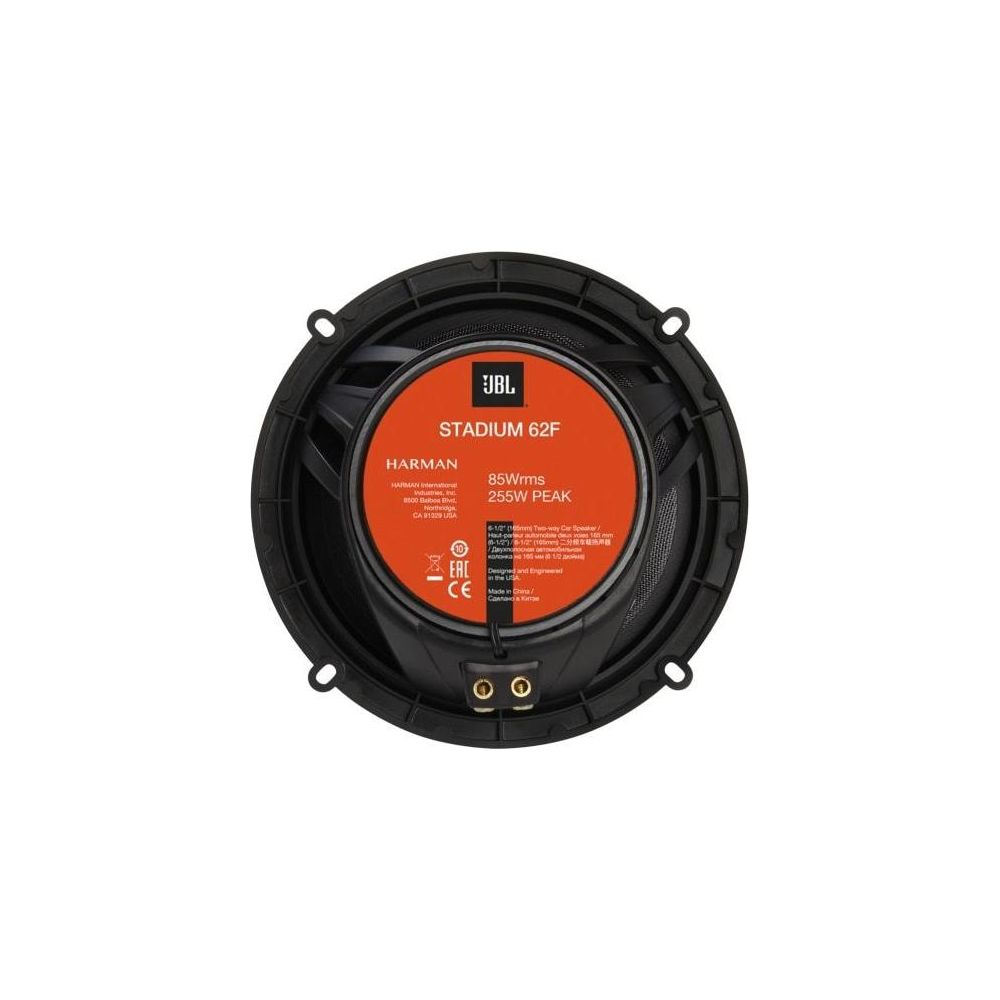 Haut-parleur auto JBL STADIUM 62F 2 voies 16cm, 85W RMS/255W crête.