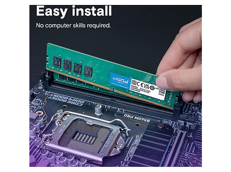 CRUCIAL CT16G4DFRA32A DDR4-3200 UDIMM CL22 (8Gbit/16Gbit) PC Ram