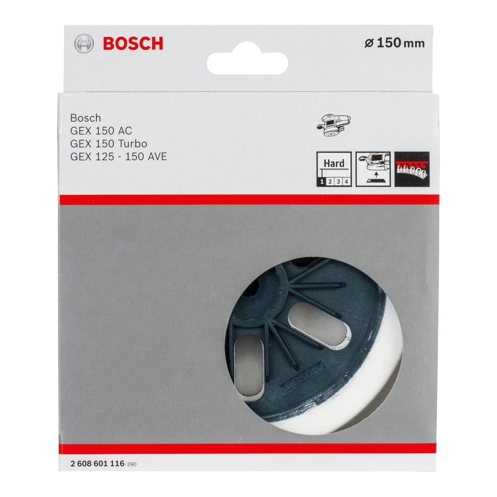 Bosch Schleifscheibe Ø 150 mm mit Halterung.