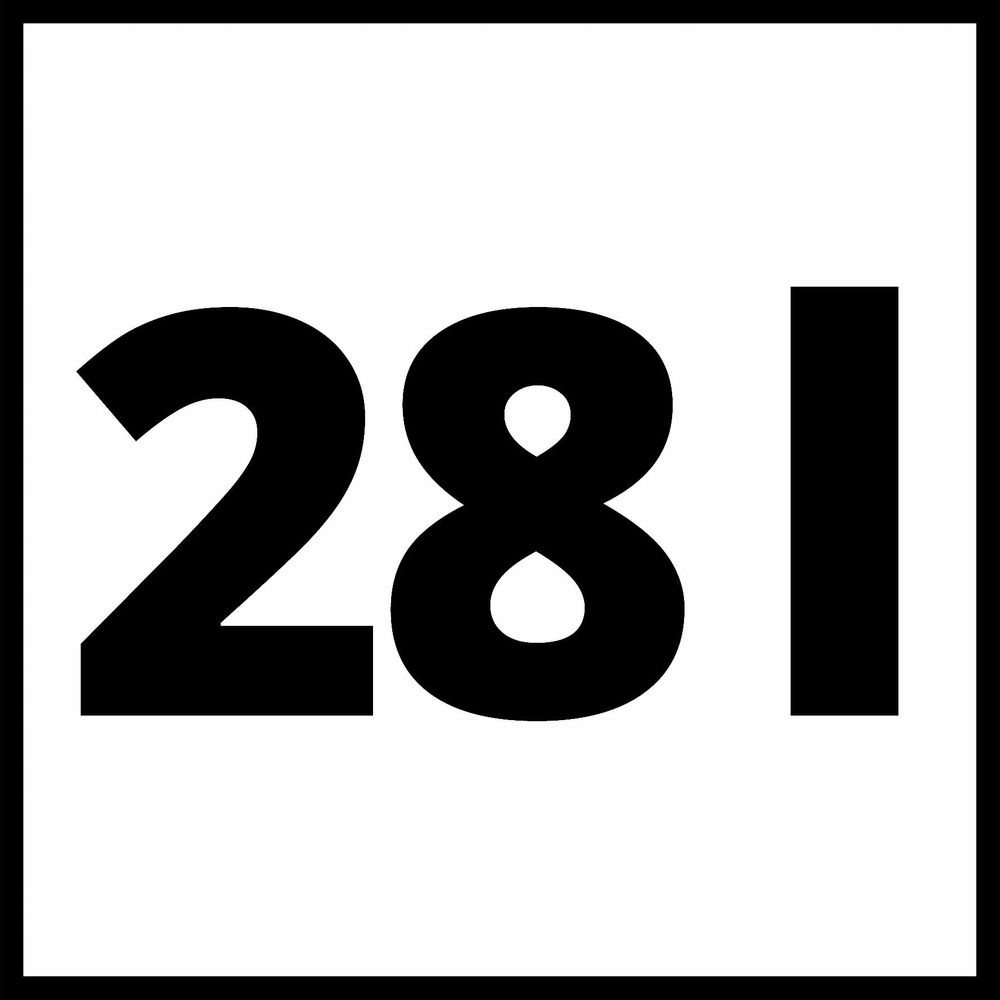 Die Zahl 281 in Schwarz auf weißem Hintergrund.
