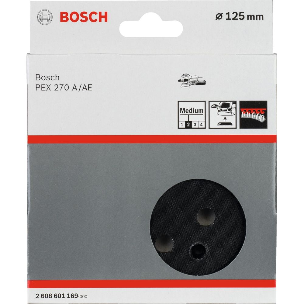 Bosch Exzenterschleifer PEX 270 A/AE Verpackung, Ø 125 mm.