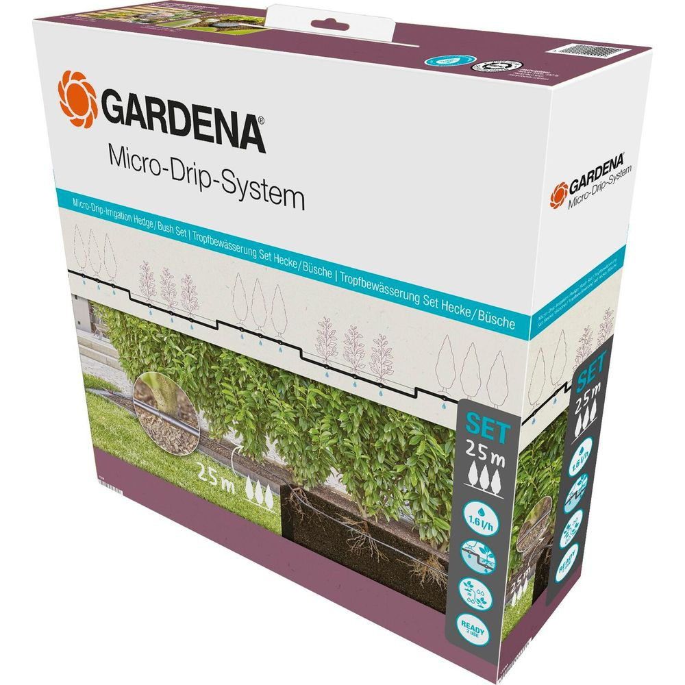 Scatola Gardena Micro-Drip-System per siepi e cespugli, 25m.